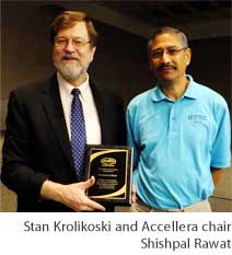 Stan Krolikoski and Accellera chair Shishpal Rawat